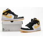 GET Jordan 1 Mid Laser Orange Black ,CV5276-107