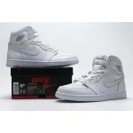 GET Jordan 1 Mid GS 'white,554725-109