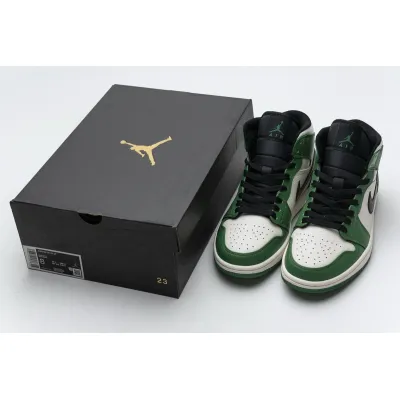 GET Jordan 1 Mid Pine Green ,852542-301 02