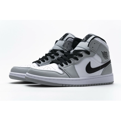  GET Jordan 1 Mid Light Smoke Grey,554724-092 01