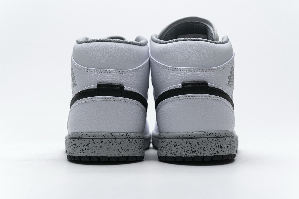  GET Jordan 1 Mid White Cement,554725-115