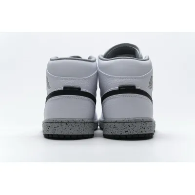 GET Jordan 1 Mid White Cement,554725-115 02