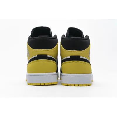 GET Jordan 1 Mid Yellow Toe Black,852542-071 02