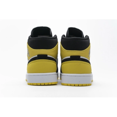  GET Jordan 1 Mid Yellow Toe Black,852542-071 02