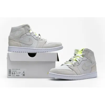 GET Jordan 1 Mid Vast Grey Ghost Green,CV3018--001 02