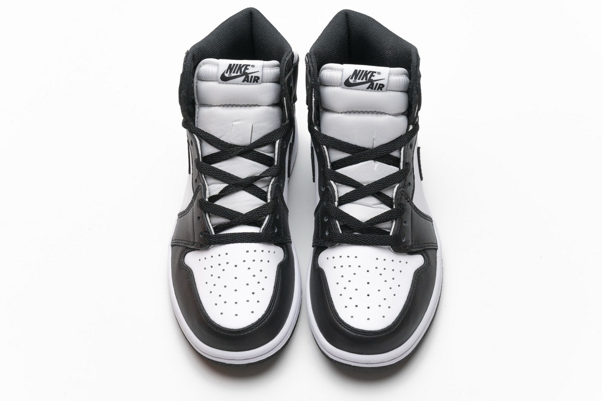  GET Jordan 1 Retro Black White ,555088-010