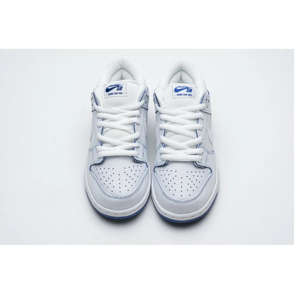 Perfectkicks SB Dunk Low Premium White Game Royal,CJ6884-100