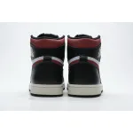 GET Jordan 1 Retro High Black Gym Red,555088-061