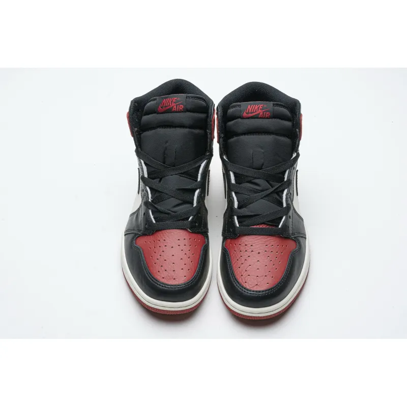 GET Jordan 1 Retro High Bred Toe,555088-610