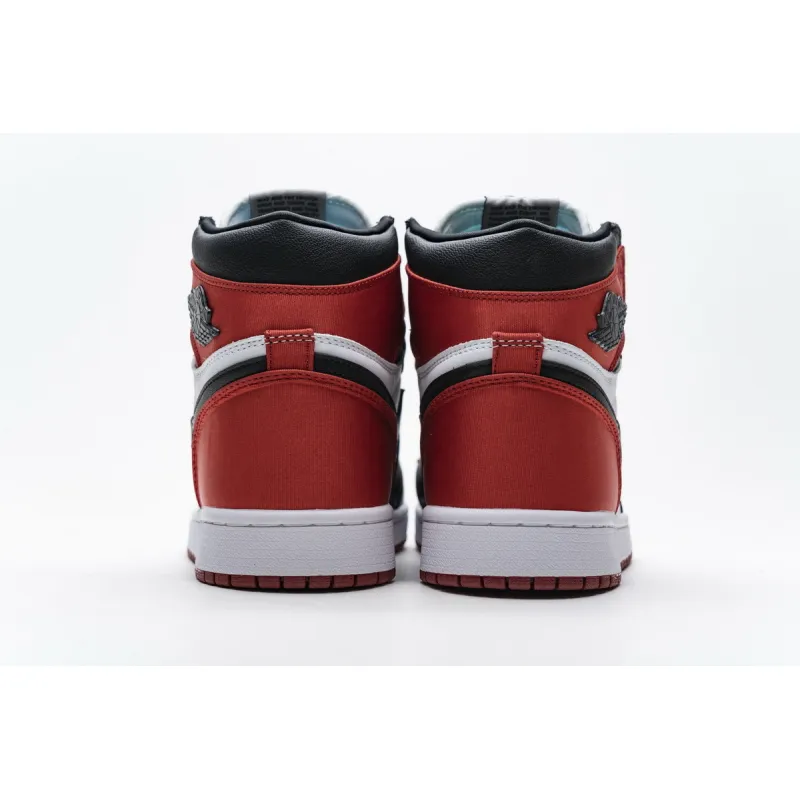 GET Jordan 1 Retro High Satin Black Toe,CD0461-016