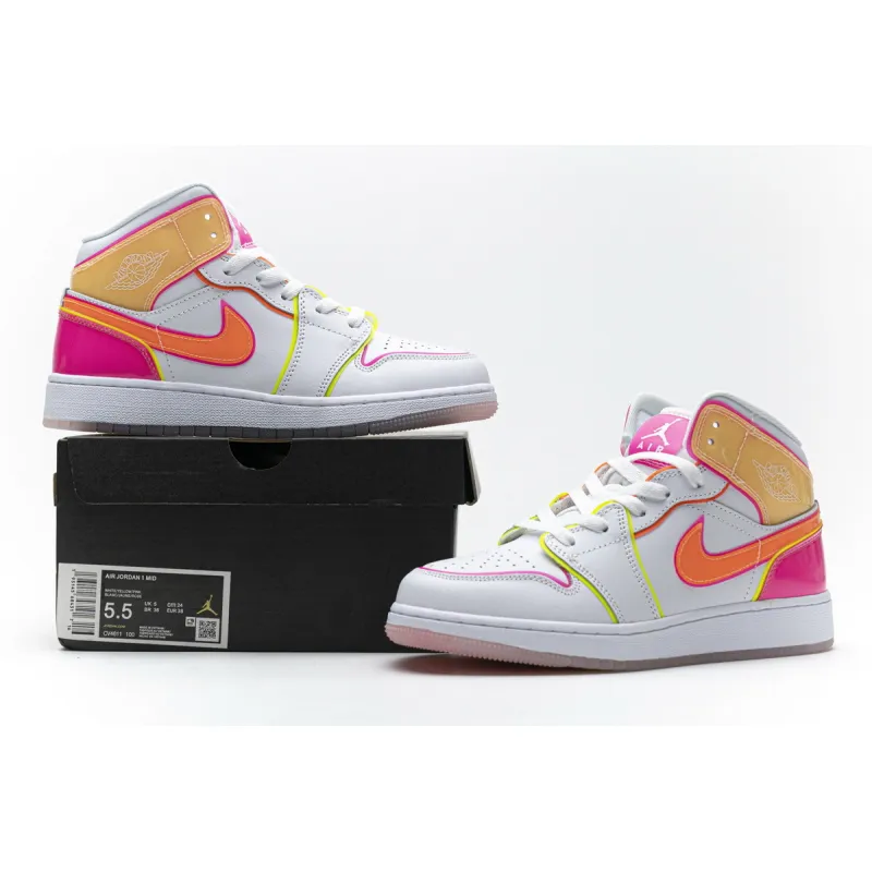 GET Jordan 1 Mid SE Edge Glow,CV4611-100