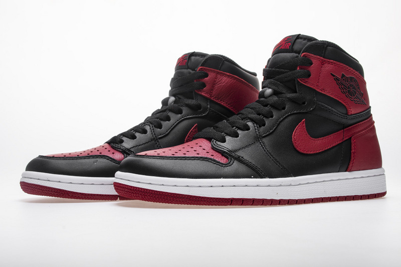  GET Jordan 1 Retro Bred "Banned",555088-001