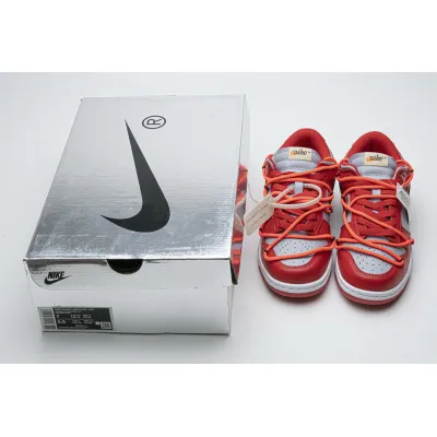 GET SB Dunk Low Off-White University Red,CT0856-600 02