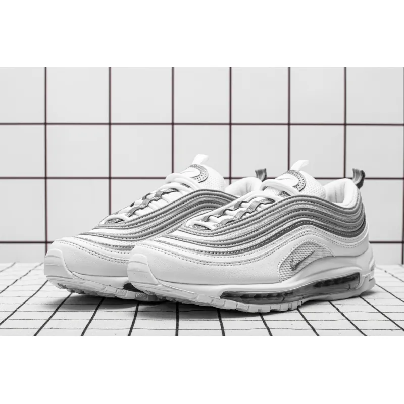 GET Air Max 97 White Reflect Silver,921826-105