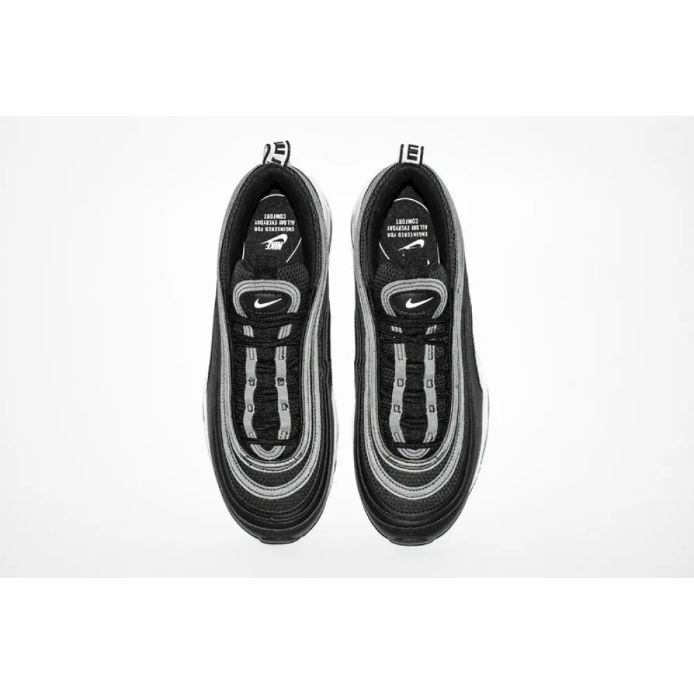 GET Air Max 97 Swoosh Air Logos “Black White”,AR7621-001