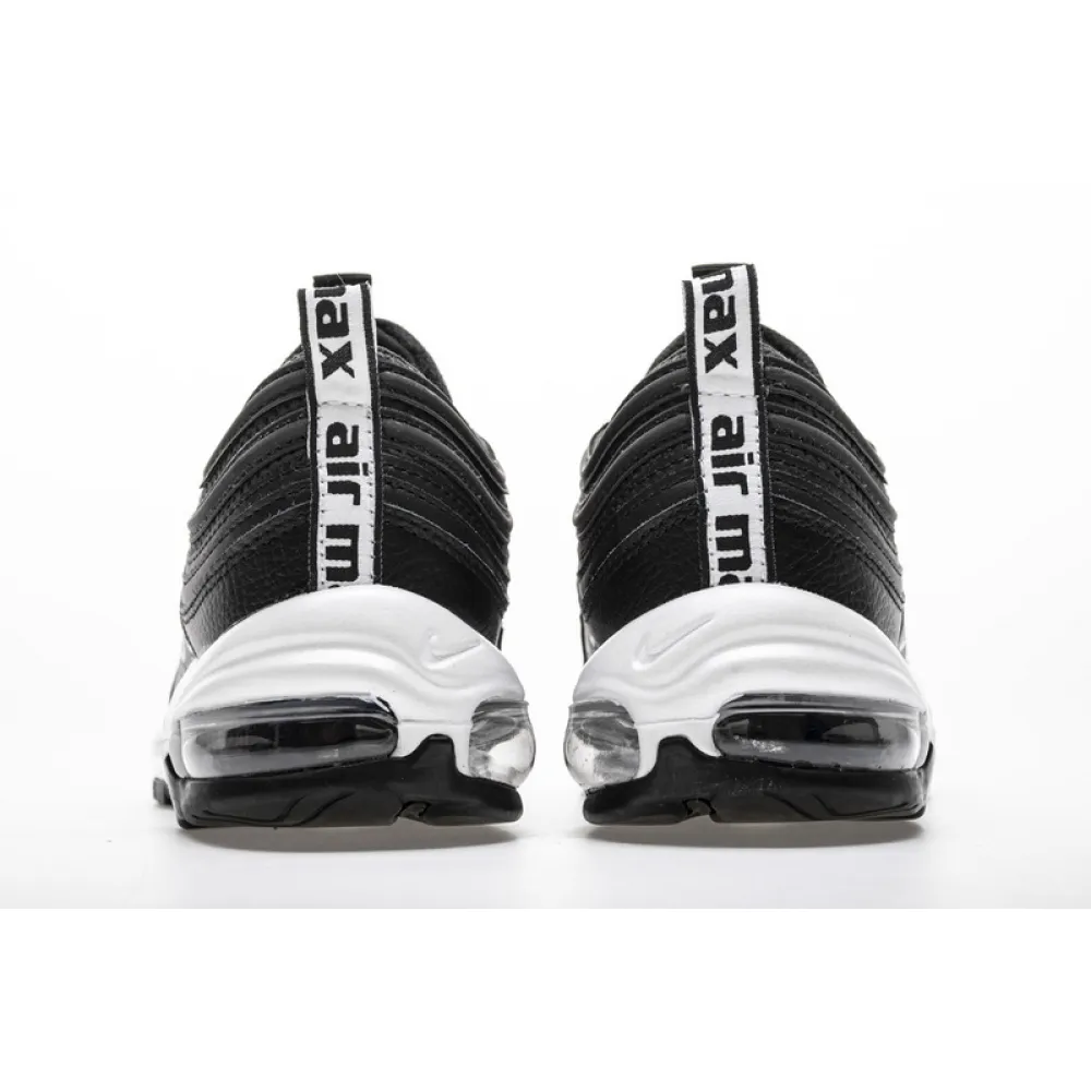 GET Air Max 97 Swoosh Air Logos “Black White”,AR7621-001