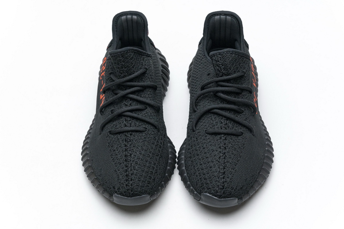  Perfectkicks Yeezy Boost 350 V2 Black Red,CP9652