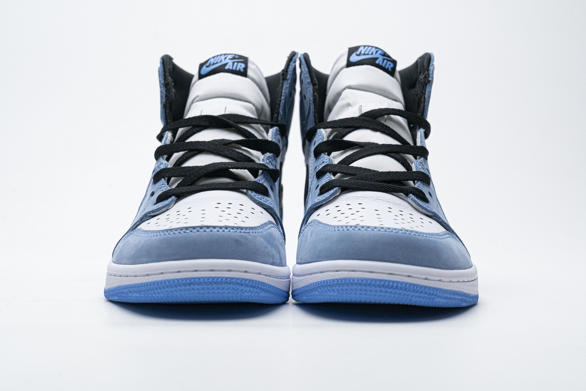 【BF 50% OFF】Perfectkicks Jordan 1 Retro High White University Blue Black,555088-134