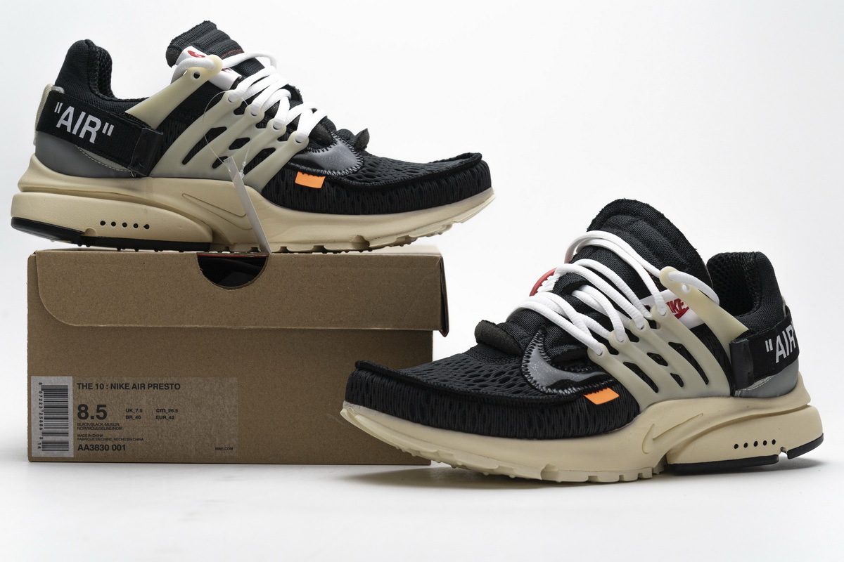  Perfectkicks OFF-WHITE x Air Presto Black,AA3830-001