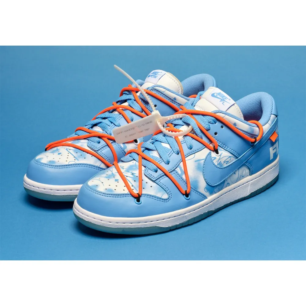 PK SB Dunk Low Off-White Futura Blue, DD0856-403