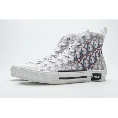  Perfectkicks Dior B23 High Top Red Blue Oblique 01