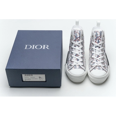  Perfectkicks Dior B23 High Top Red Blue Oblique 02