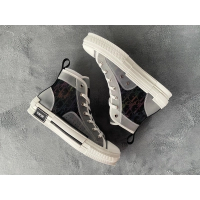  Perfectkicks Dior B23 Oblique Black Rainbow 01