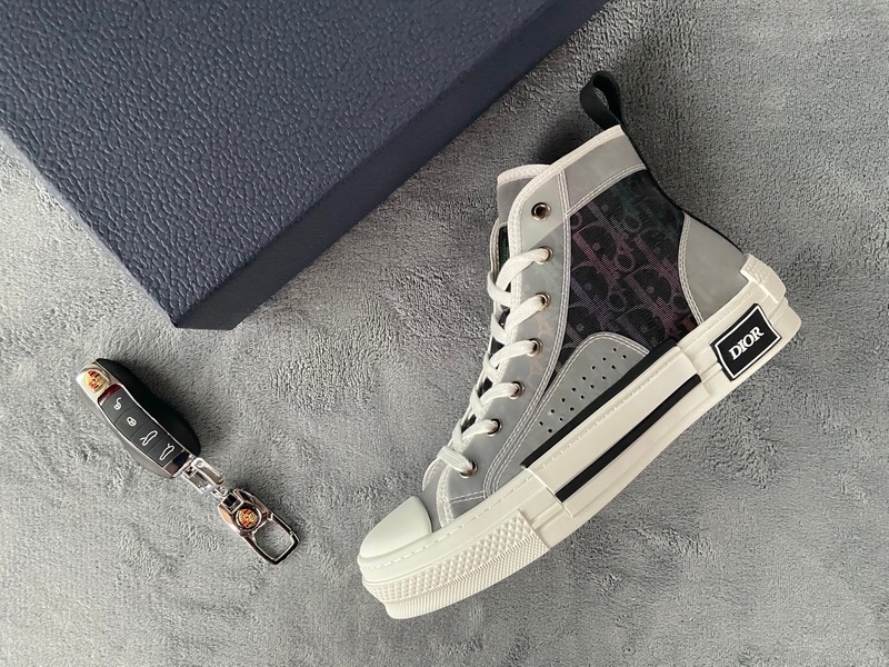  Perfectkicks Dior B23 Oblique Black Rainbow