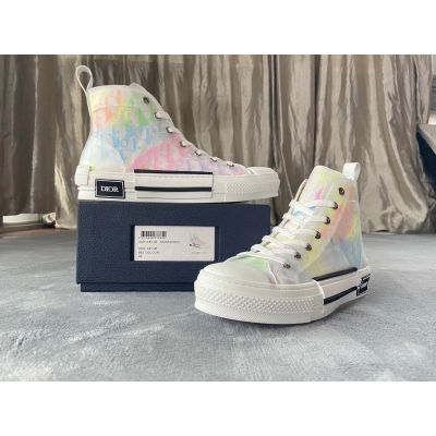  Perfectkicks Dior B23 Oblique White Rainbow 02