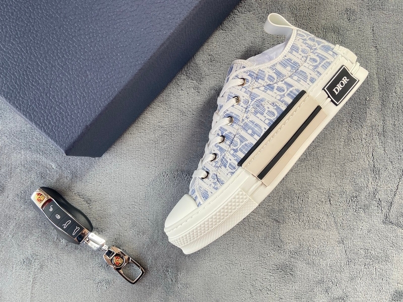  Perfectkicks Dior B23 Oblique Canvas Blue