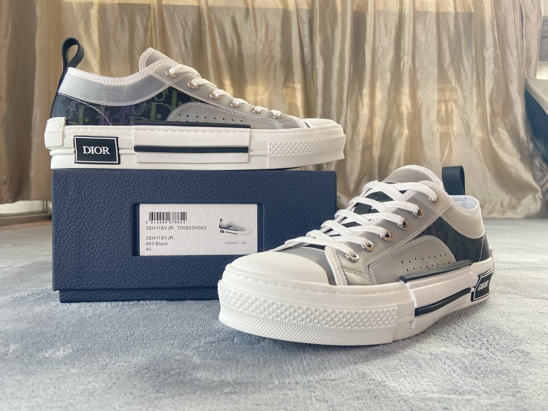  Perfectkicks Dior B23 Oblique Black Rainbow