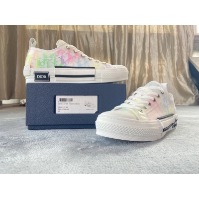  Perfectkicks Dior B23 Oblique White Rainbow 02