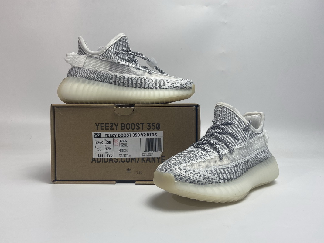  GET Yeezy Boost 350 V2 Static (Non-Reflective),EF2905 KIDS