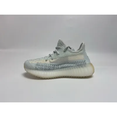 GET Yeezy Boost 350 V2 Cloud White Reflective,FT5317 KIDS 01