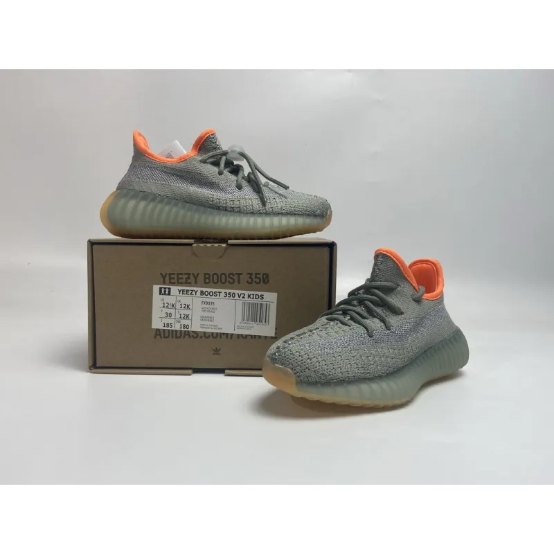 GET Yeezy Boost 350 V2 Desert Sage,FX9035 KIDS