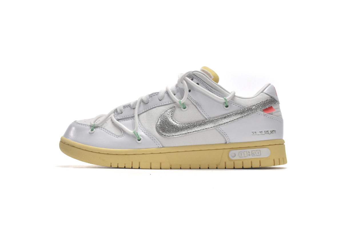  Perfectkicks SB Dunk Low Off White Low The 50 NO.1,DM1602-127