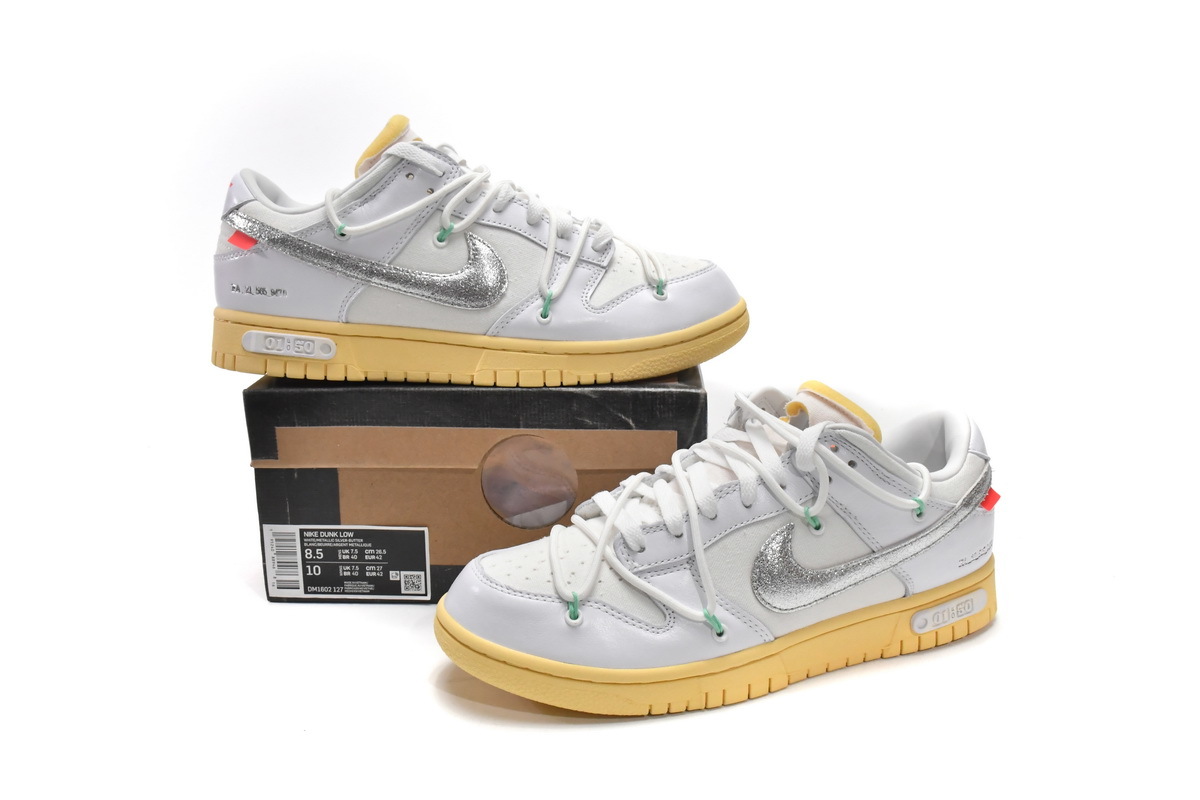  Perfectkicks SB Dunk Low Off White Low The 50 NO.1,DM1602-127
