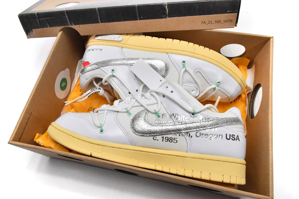  Perfectkicks SB Dunk Low Off White Low The 50 NO.1,DM1602-127