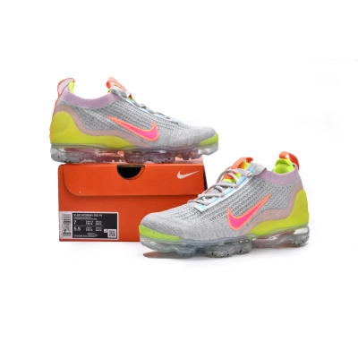  Perfectkicks Air VaporMax Flyknit 2021 Grey Red Green,DH4088-002 02