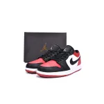 GET Jordan 1 Low Bred Toe,553558-612