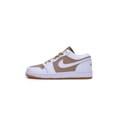 GET Jordan 1 Low White Brown,CN6999-100 01