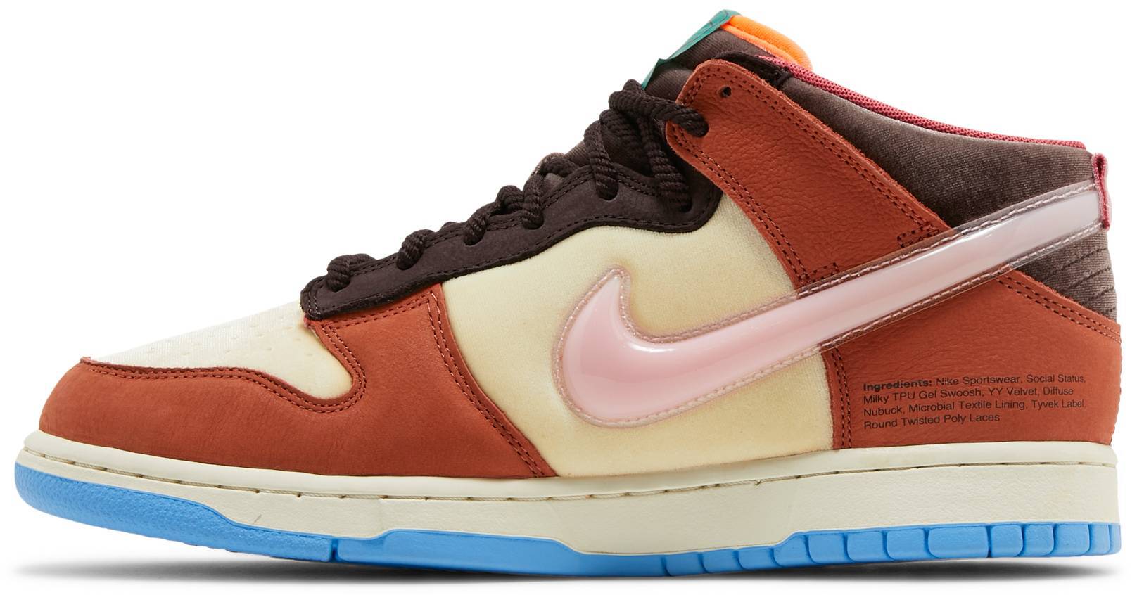  Perfectkicks  Dunk SB Mid Social Status Free Lunch Chocolate Milk DJ1173-700