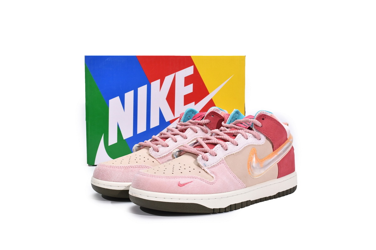  Perfectkicks Dunk SB Mid Social Status Free Lunch Strawberry Milk DJ1173-600