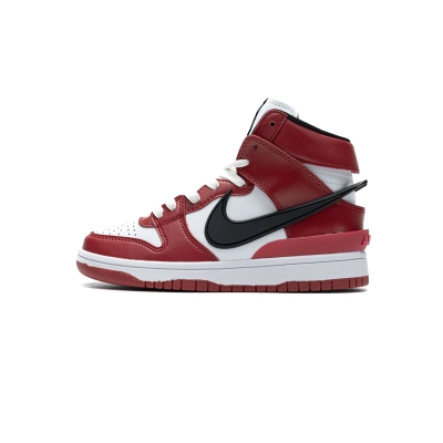  Perfectkicks Dunk SB Ambush x  Dunk High Varsity Red Black White,CU7544-102 01