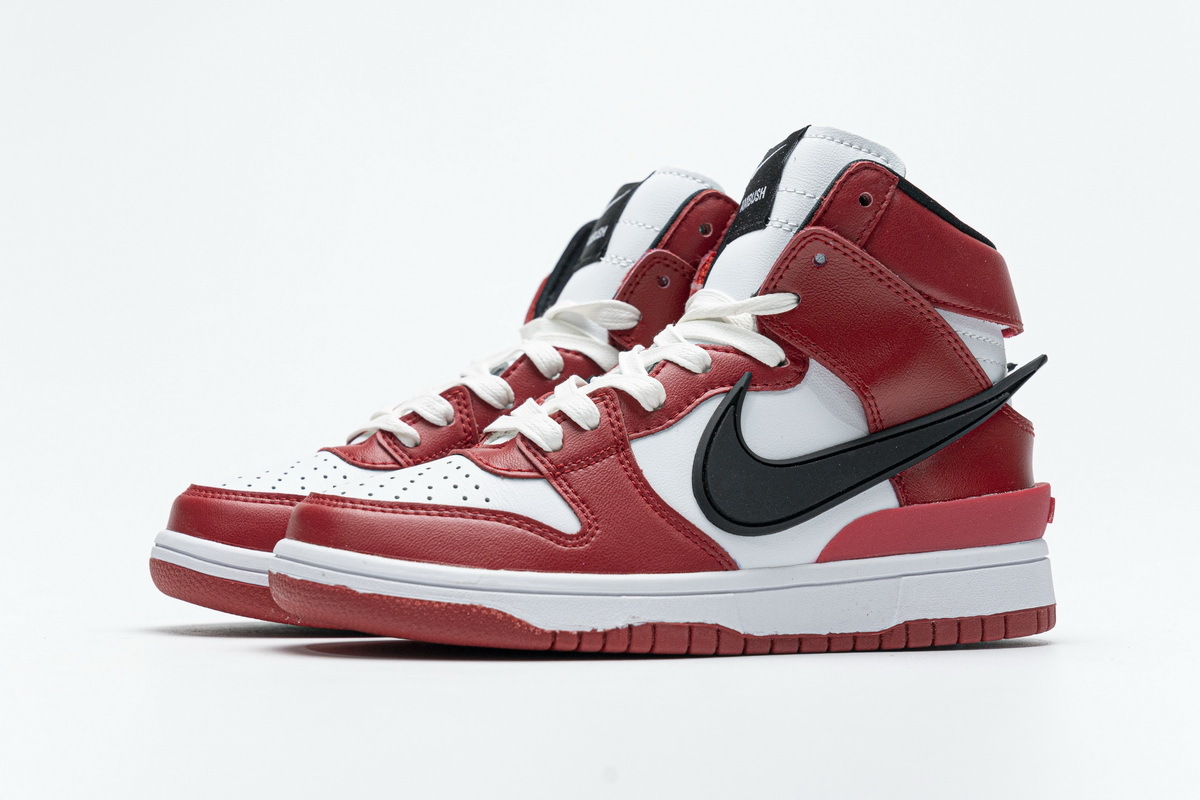  Perfectkicks Dunk SB Ambush x  Dunk High Varsity Red Black White,CU7544-102