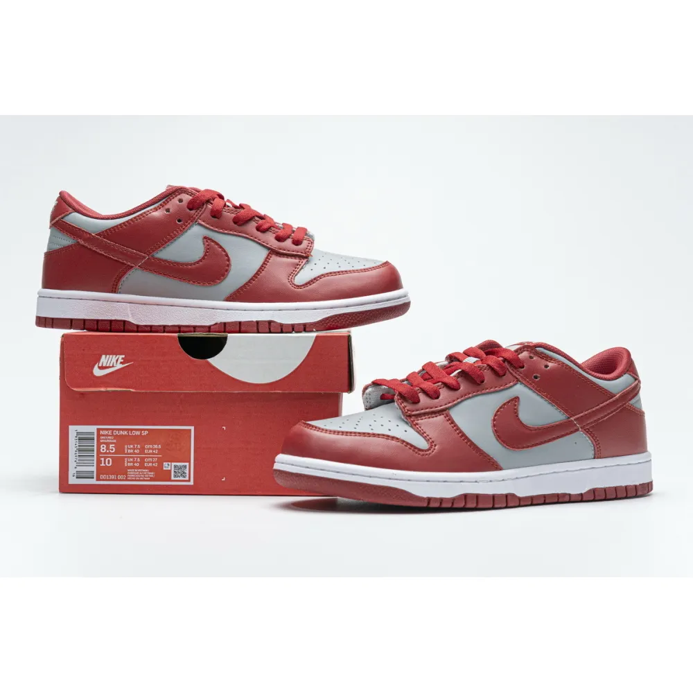 Perfectkicks Dunk SB Low Retro Medium Grey Varsity Red UNLV (GS) (2021),CW1590-002