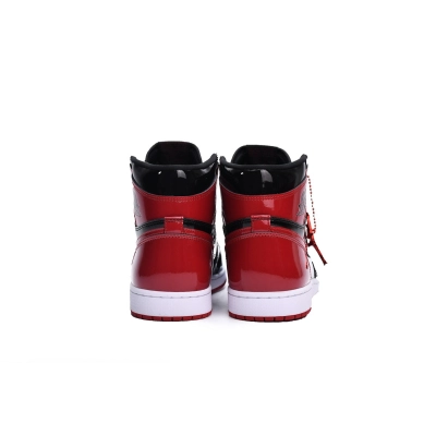  Perfectkicks Jordan 1 Retro High OG Patent Bred,555088-063 02