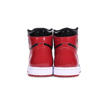  GET Jordan 1 Retro High OG Patent Bred,555088-063 02
