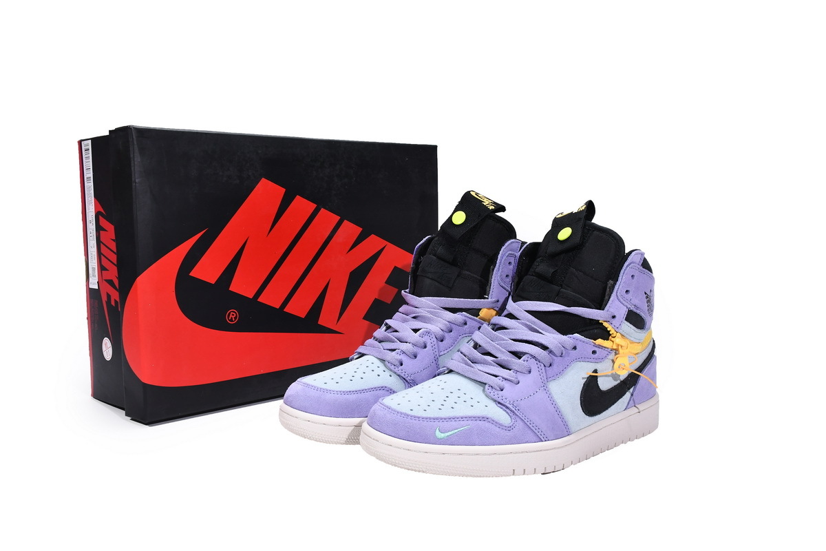  Perfectkicks Jordan 1 High Switch Purple Pulse,CW6576-500