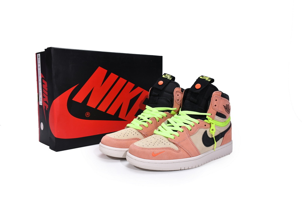  Perfectkicks Jordan 1 High Switch Peach,CW6576-800